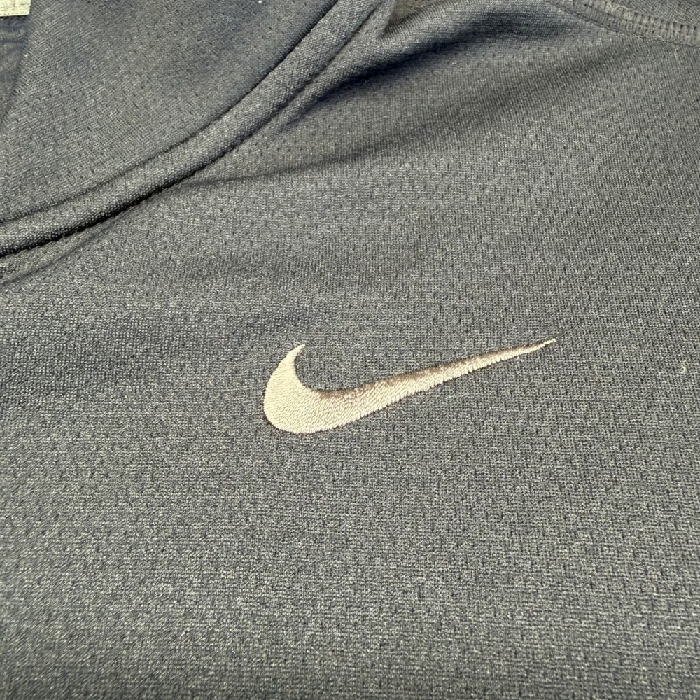Nike Jacket Mens Large Blue Black Therma-FIT Full Zip Colorblock Athletic Fleece - Picture 2 of 10